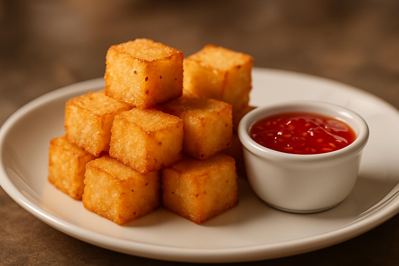 Dadinho de Tapioca com Geleia de Pimenta